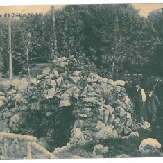 3017 - FOCSANI, Vrancea, The Public Garden, Grotto - old postcard - used - 1911