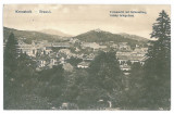 3100 - BRASOV, Panorama - old postcard - used - 1907, Circulata, Printata