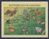 LESOTHO 1997 FLUTURI, Nestampilat