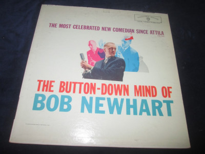 Bob Newhart - The Button Down _ vinyl _ 1960 Nm / VG+ + Warner , SUA foto