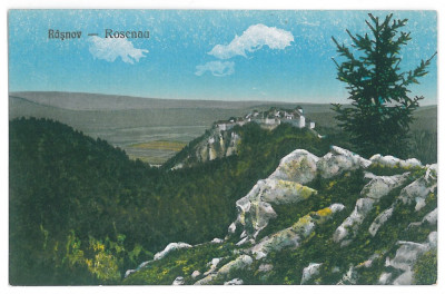 3346 - RASNOV, Brasov, Cetatea - old postcard - unused foto