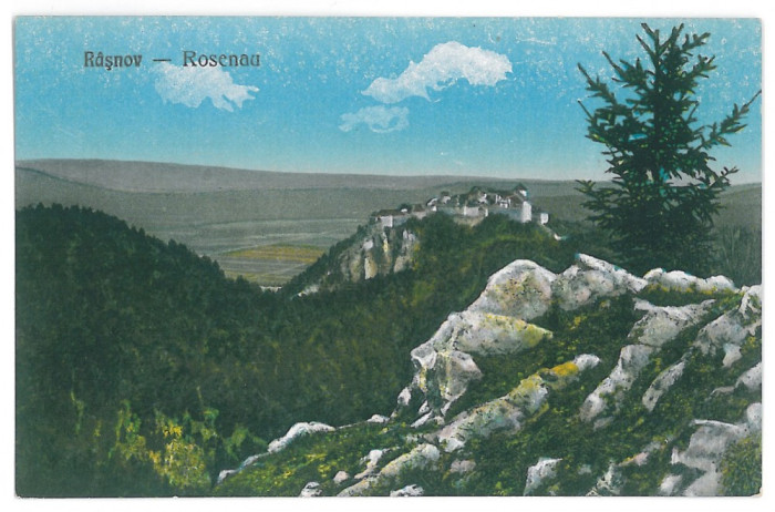 3346 - RASNOV, Brasov, Cetatea - old postcard - unused