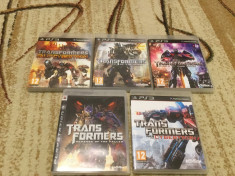 Vand colec?ie jocuri Transformers PS3 foto