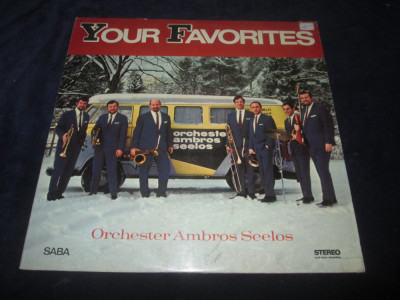 Ambros Seelos - Your Favorites _ vinyl,LP _ SABA (Germania) foto
