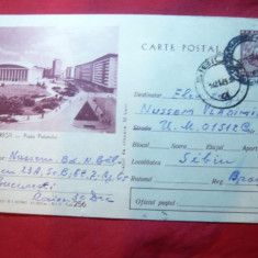 Carte Postala Ilustrata -Bucuresti - Piata Palatului cod 427/65