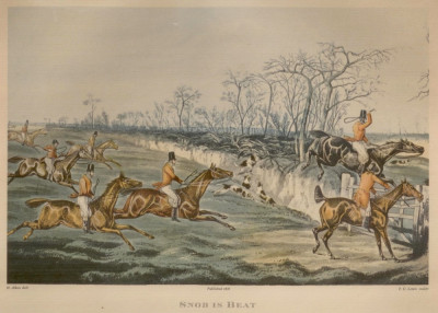 SNOB IS BEAT. Litografie din anul 1835 foto