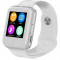 Ceas Smartwatch cu Telefon iUni V88,1.22 inch, BT, 64MB RAM, 128MB ROM, Alb + Spinner Titirez Cadou