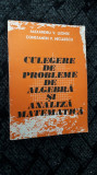 Culegere De Probleme De Algebra Si Analiza Matematica LEONTE ,NICULESCU