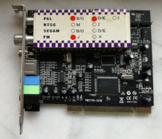 TV tunner PCi, cu telecomanda si senzor iR, chipset Philips foto