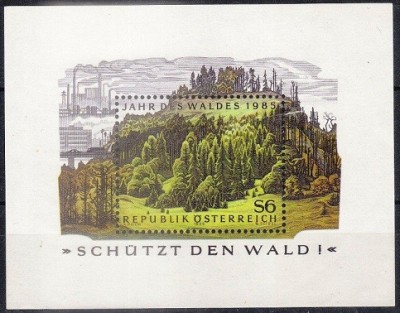 s3 - Austria 1985 - Bloc cat.nr.12 neuzat,perfecta stare(z) foto