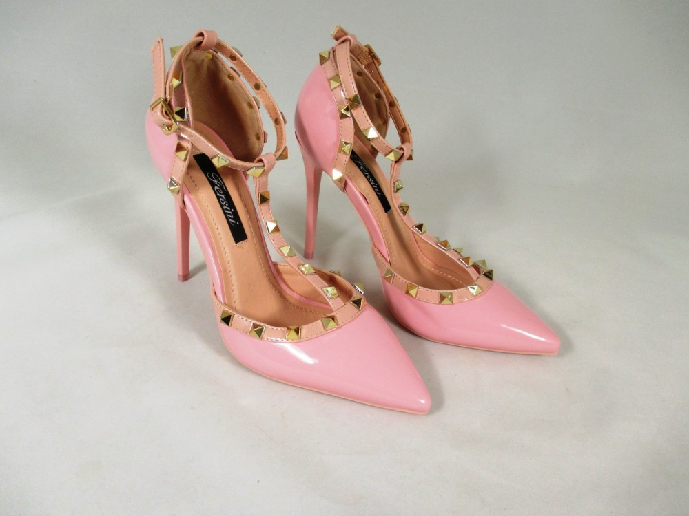 Pantofi dama roz eleganti cu toc marime 40 | Okazii.ro