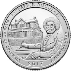 USA 25 cent 2017 D UNC Frederick Douglass foto