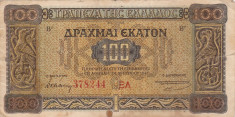 GRECIA 100 drahme 1941 VF!!! foto