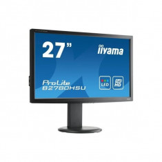 Monitor 27 inch LED, Full HD, IIYAMA ProLite B2780HSU, Black foto