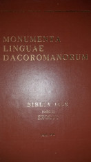 MONUMENTA LINGUAE DACOROMANORUM - BIBLIA 1688 - PARS II - EXODUS {1991} foto