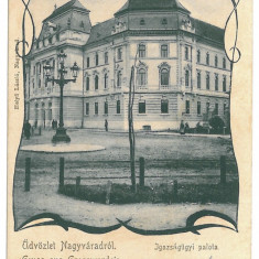 2743 - ORADEA, Litho - old postcard - used - 1901