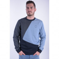 Bluza Jack&amp;amp; Jones Jcosup Sweat Crew Neck Faded Denim Melange foto