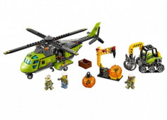 Elicopter de aprovizionare la vulcan LEGO City (60123) foto