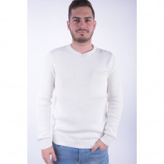 Pulover Selected Shxquest Crew Neck Marshmallow foto