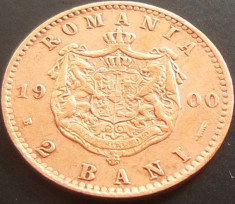 Moneda istorica 2 Bani - ROMANIA, anul 1900 *cod 5072 --- Carol I foto