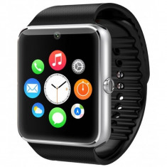 Ceas Smartwatch cu Telefon iUni GT08s Plus, BT, 1.54 inch, Argintiu + Spinner Cadou foto