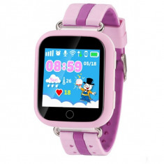 Ceas GPS Copii iUni Kid601, Telefon incorporat, Alarma SOS, 1.54 Inch, Touchscreen, Jocuri, Pink + Spinner Titirez Cadou foto