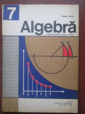 Algebra- Manual pentru clasa a VII-a foto