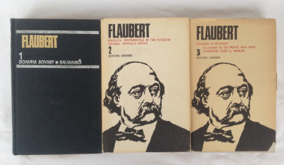 Flaubert/Opere, vol. I,II,III/lot 3 carti/1979-1984 foto