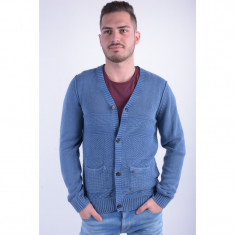 Cardigan Outfitters Nation Orban Slim Fit Insigne Blue foto