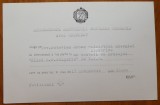 Invitatie la receptie a ambasadorului R. P. Bulgaria catre Groza Octavian