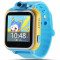 Ceas GPS Copii, iUni Kid730, 3G, DIGI Mobil, Touchscreen, GPS, LBS, Wi-Fi, Camera, buton SOS, Blue + Spinner Cadou