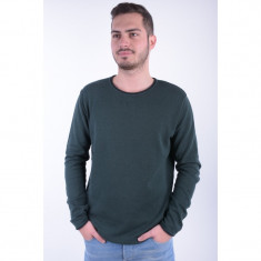 Pulover Selected Shnklopp Crew Neck Green Gables foto