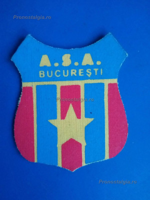 Ecuson Steaua Patch ASA Armata Bucuresti Rar foto