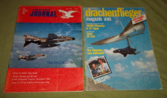 doua reviste aviatie Armed Forces Journal 1972 si Drachenflieger 1985 foto