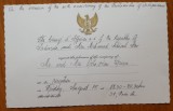 Cumpara ieftin Invitatie la receptie a ambasadorului Indoneziei catre Octavian Groza