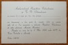 Invitatie la receptie a ambasadorului Republicii Cehe catre Mia Groza, 1952