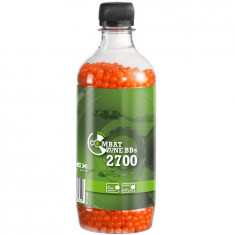 Munitie aer comprimat Umarex bile Airsoft Combat Zone Orange 6mm 0,12G 2700buc foto