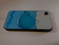 Carcasa model desen balena iPhone 4 4S ? protectie spate telefon foto