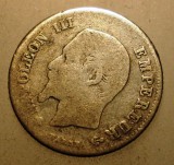 J.009 FRANTA NAPOLEON III 20 CENTIMES 1860 BB ARGINT, Europa