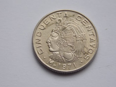 50 CENTAVOS 1971 MEXIC foto