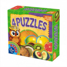 4 Puzzle - Fructe Exotice foto