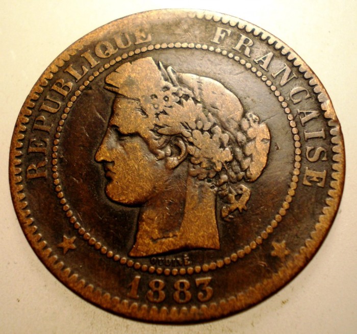 J.101 FRANTA CERES 10 CENTIMES 1883 A