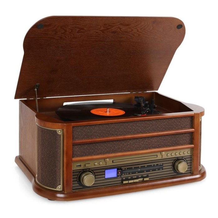 Auna Belle Epoque 1908 Vintage Micro instalare USB CD MP3 Vinyl foto mare Auna Belle Epoque 1908 Vintage Micro instalare USB CD MP3 Vinyl foto mare