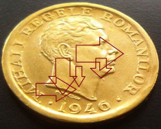Moneda 2000 Lei - ROMANIA, anul 1946 *cod 1656 Surplus Eroare - Bule revers foto