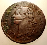 J.122 FRANTA LUDOVIC LOUIS XVI 1 SOL 1778 &amp;, Europa, Bronz