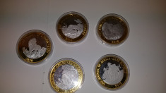 Set 5 Monede 20 Won Coreea de Nord foto