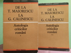 Simion, Eugen - De la Maiorescu la Calinescu vol.1 ?i 2, 1971 foto