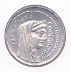 Moneda Italia 1.000 Lire 1970 - KM#101 aUNC ( argint - comemorativa ) foto