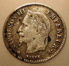 J.014 FRANTA NAPOLEON III 20 CENTIMES 1867 A ARGINT, Europa