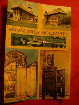Ilustrata - Manastirea Moldovita , judet Suceava foto
